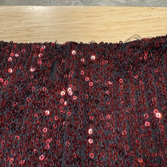 City Chic Plus Size Razzle Ruby Sequined Wrap Party Dress Size 12 Thread Pulls - Picture 13 of 16